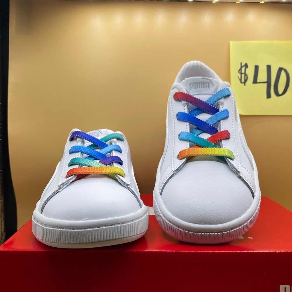 Puma Vikky Rainbow 10C $40